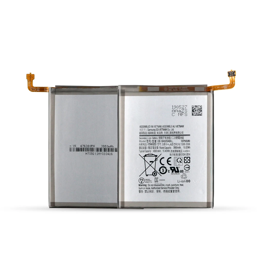 Ознакомительные данные о EB-BA750ABU EB-BA505ABN EB-BA405ABE Батарея для samsung A7 батареи Relacement A50 A505F A40 литий-полимерный аккумулятор