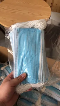 

Protective Mask Disposable Use Face Mask Civil Antibacterial 3-Tier General Protection Daily Use Face Mask Currently Available