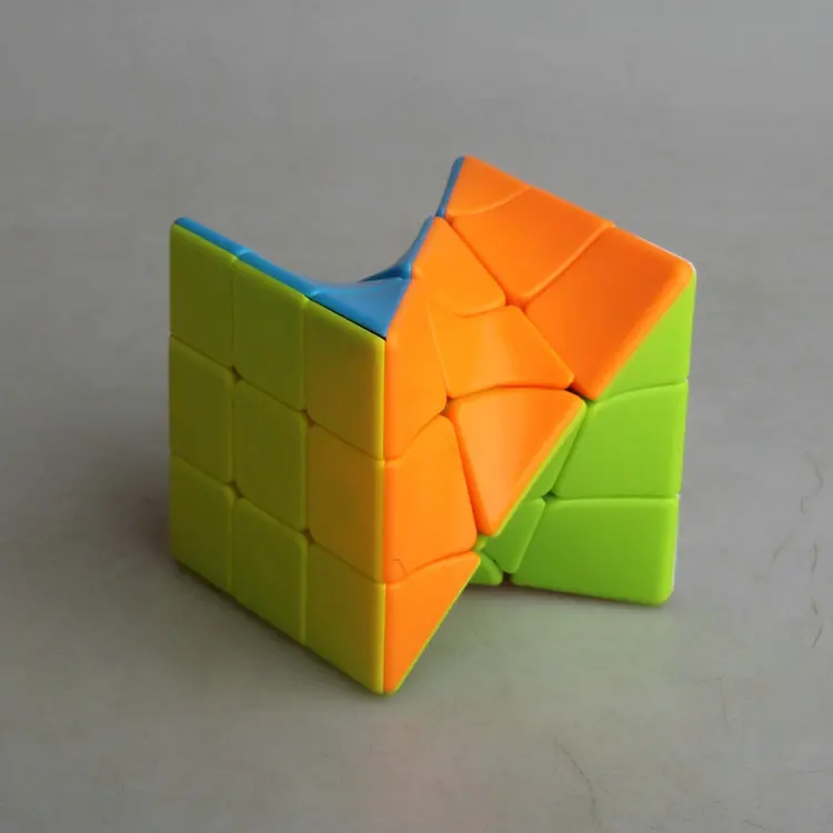 Fanxin Zcube, Lefun, 3x3, кручение, волшебный куб, цветной витой куб, головоломка, без наклеек, пазлы, красочные Развивающие игрушки для детей
