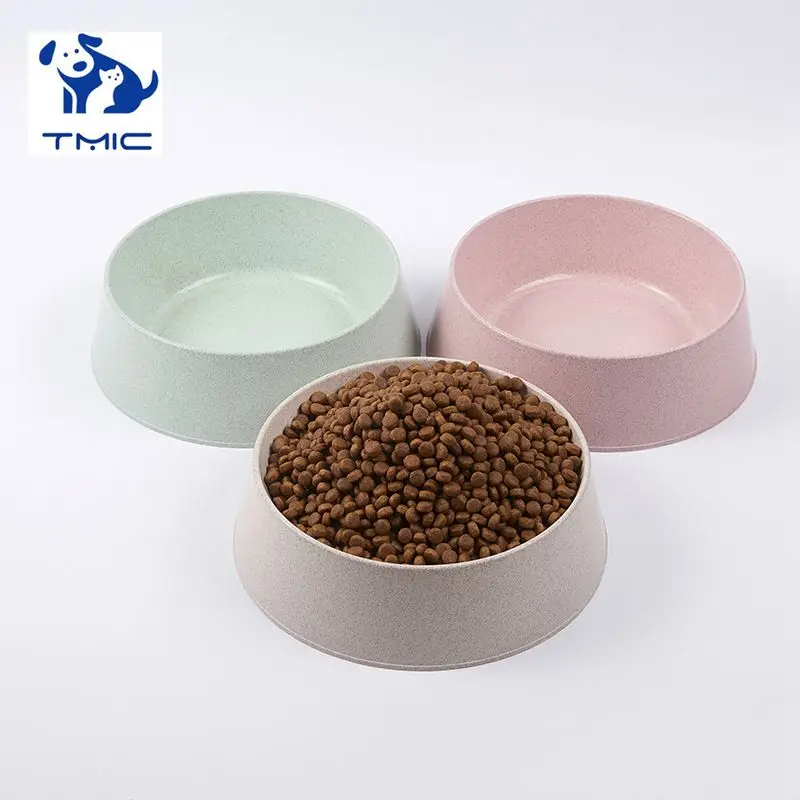 Small and Medium Dog Food Grade Wheat Straw Pet Bowl Environmental Protection Feeding Feeder Cat | Дом и сад