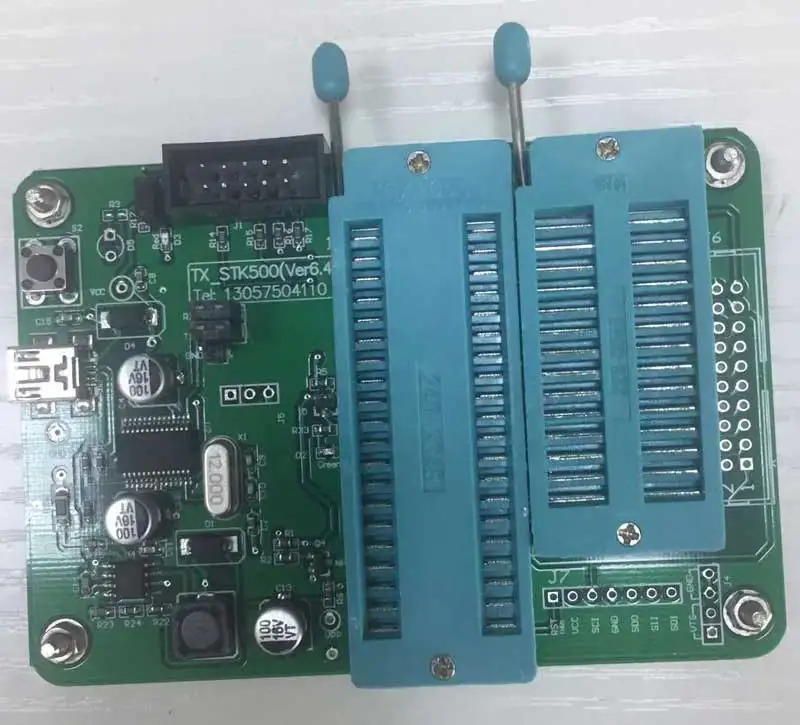Avr High программатор напряжения USB to Serial Port ISP stk500 четыре в одном
