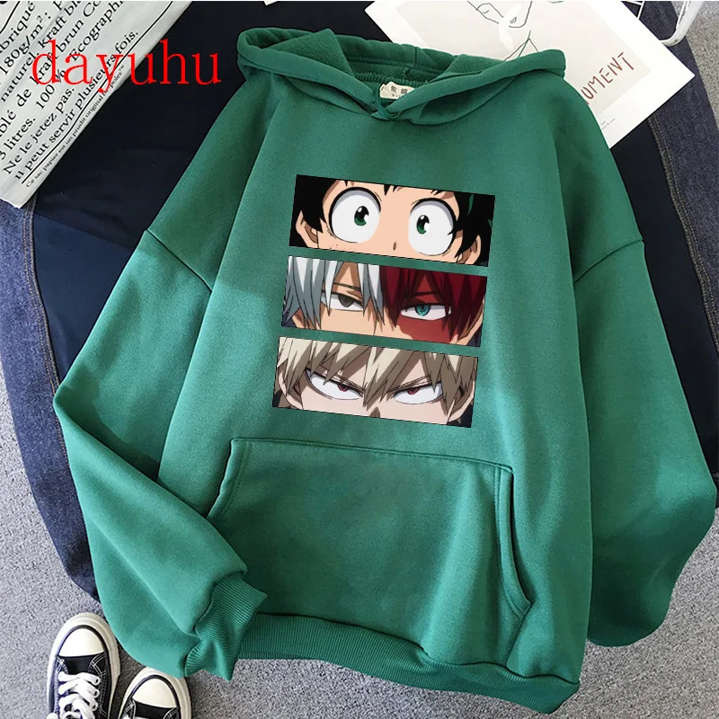 Sudadera con capucha de My Hero Academia para hombre, ropa de calle con  imágenes de dibujos animados de Boku No Hero Academia, …