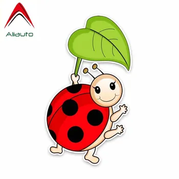 

Aliauto Fashion Car Sticker Cute Animal Ladybug Auto Accessories PVC Decal for Hyundai I40 Bmw E92 Toyota Hilux,17CM*10CM