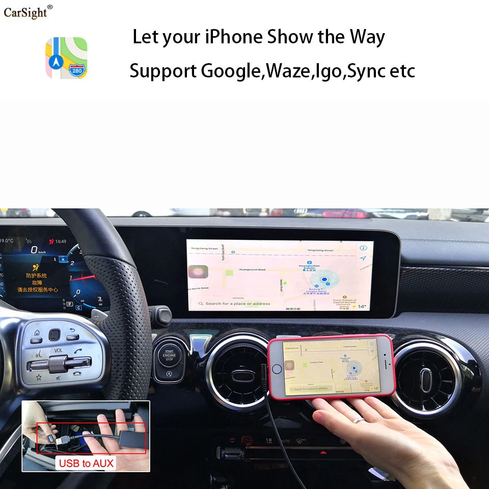 車のミラーリング用インターフェースモジュール Maricacast Android用ミラーリングディスプレイ A B Cla Glb Gle Gls N293 X247 C118 W910 Tv Receiver For Car Aliexpress