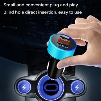 

Hot Sale Car Charger USB Car Fast Charger Adapter Double Port Quick Charge Fast Charging Auto Charger For Car 12V 24V