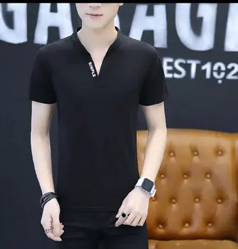 

Huzi Whole-Sale K-D01-08 Men Top Brand Quality Casual Shirt 100% Cotton Soft touching U Collar YSMILE Y #Ner10