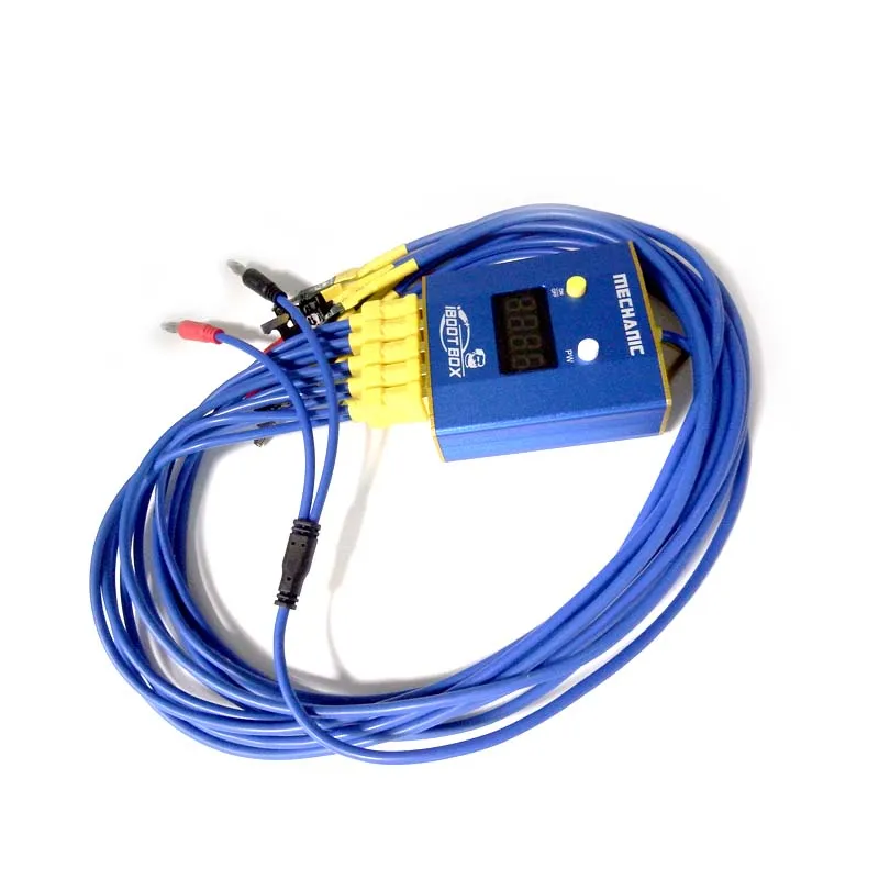 Дешево Механик iBoot Box силовой Тестовый Кабель источник питания батареи для iPhone XR XSMAX XS X 8P 8G 7P 6P One touch power on принимает только