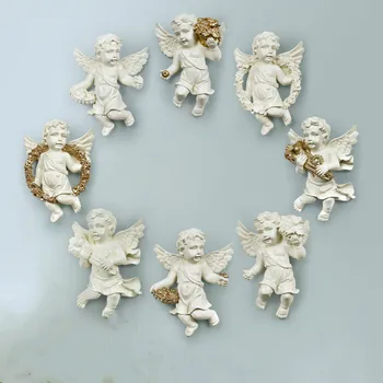 

$ European Creative Home Furnishings Angel Cupid Sculpture Wall Wedding Decoration Lovely Small Angel High-end Home Accessories