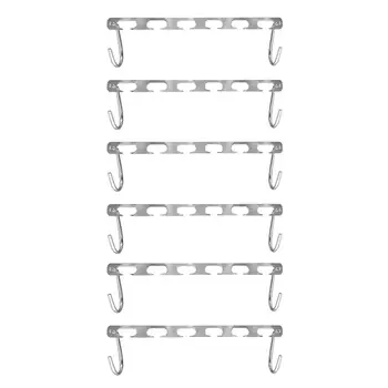 

Stainless Iron Closet Hook Cloth Hanger Wardrobe Organizer Space Saver Wonder Magic Clothes Closet Hangers Clothing Organizer