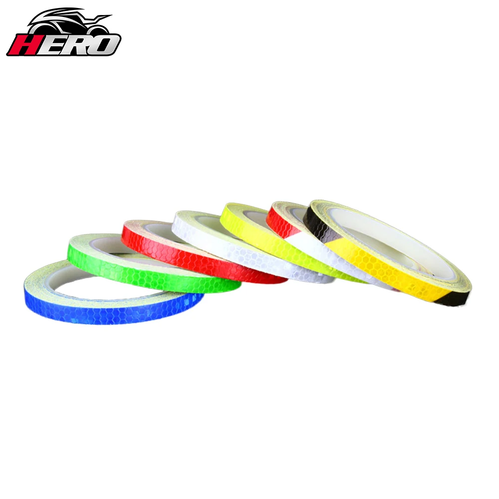 Motorcycle Lattice Reflective Tape Sticker Car Styling Vehicle Truck Bicycle Fence Safety Warning Strip DIY Decal | Автомобили и
