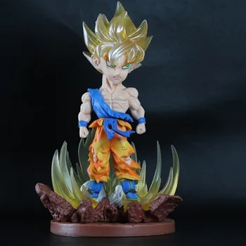 

Dragon Ball Super Saiyan Son Goku Kakarotto Vegeta Gogeta Vegetto Battle Damaged Edition Animation PVC Action Model Toy G438