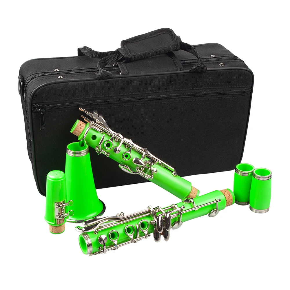 Professional 17 Key B Flat Clarinet Musical Instrument for Beginner Learner