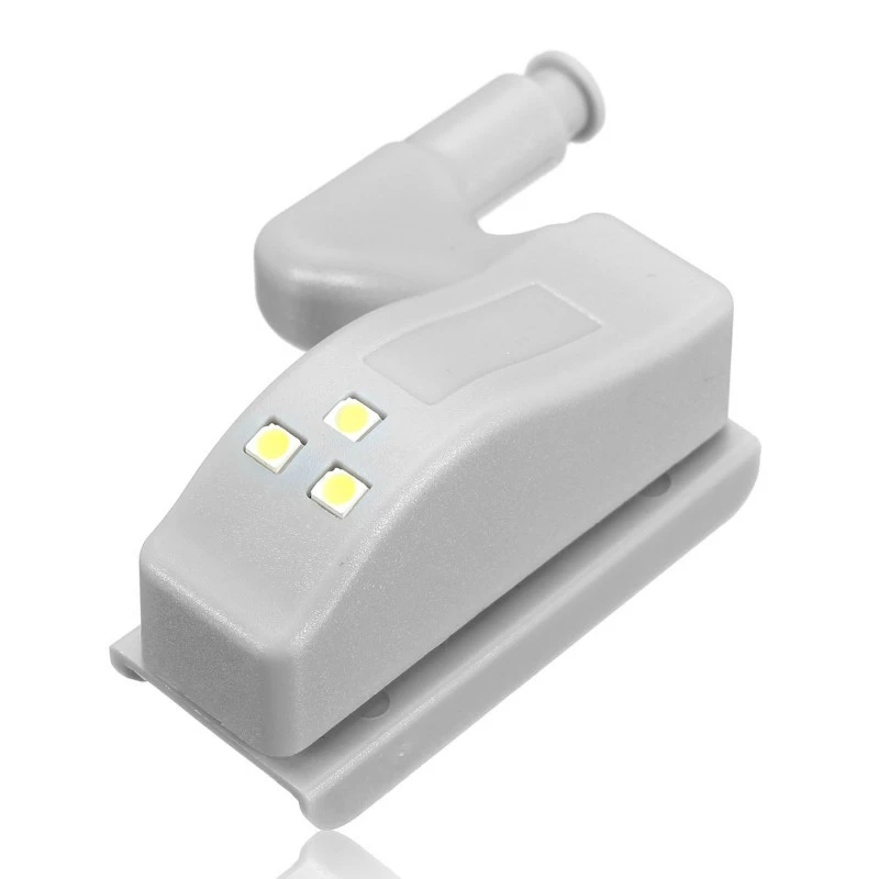 

MTGATHER 10Pcs/Pack LED Sensor Light Lamp Cabinet Hinges For Wardrobe Cupboard Home Kitchen Closet Universal Inner Sensor Light