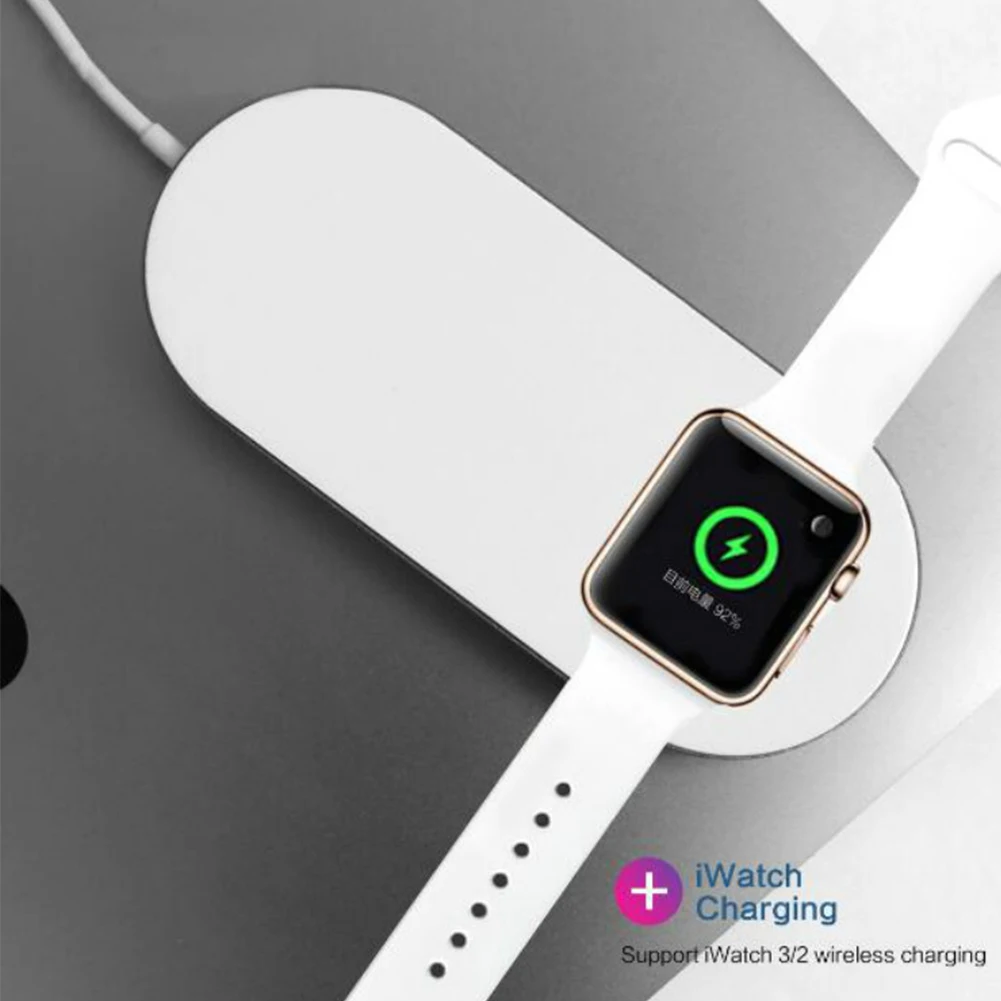 Легкое зарядное устройство для Iwatch, блок питания, беспроводная зарядная подставка, многофункциональная, для IPhone, низкая температура