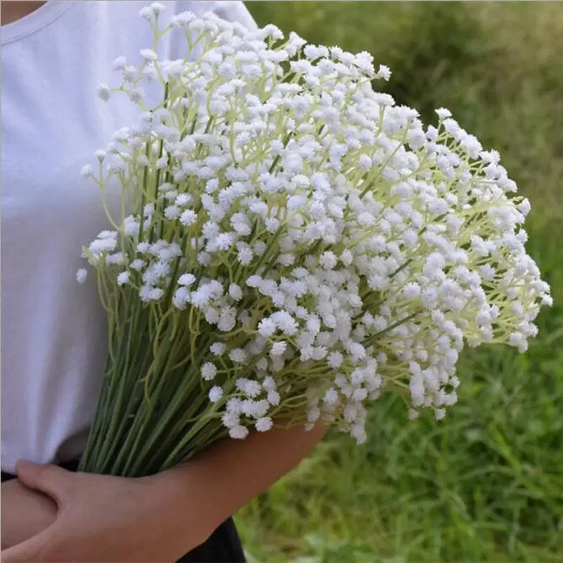 Artificial Gypsophila Bouquet Plastic Fake Flower Baby