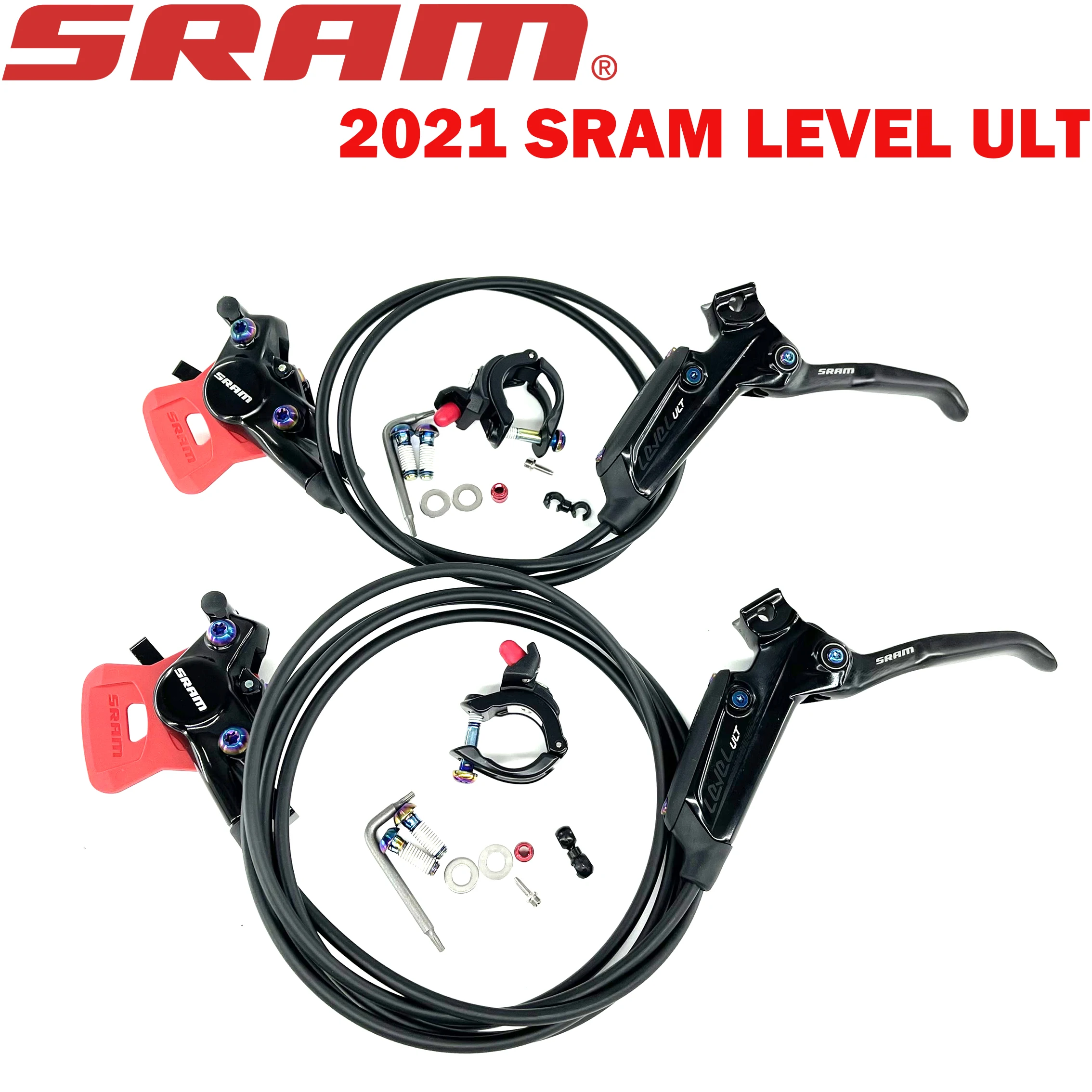 Freno A Disco Idraulico SRAM Level Ultimate Per MTB - Guaina 2000mm - Componente Bici Di Alta Qualità - 2