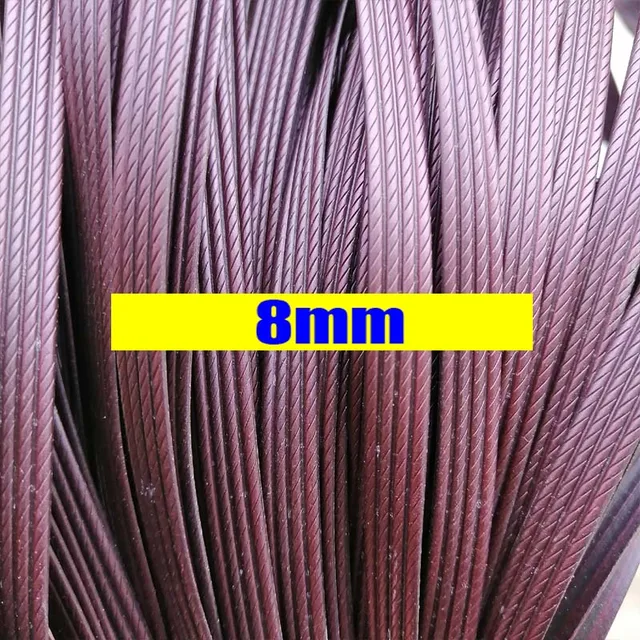 82 Types 10 Meters PE Flat Round Synthetic Rattan Material DIY Weaving Rope Knit Repair Furniture Bed Sofa Chair Table Basket 33