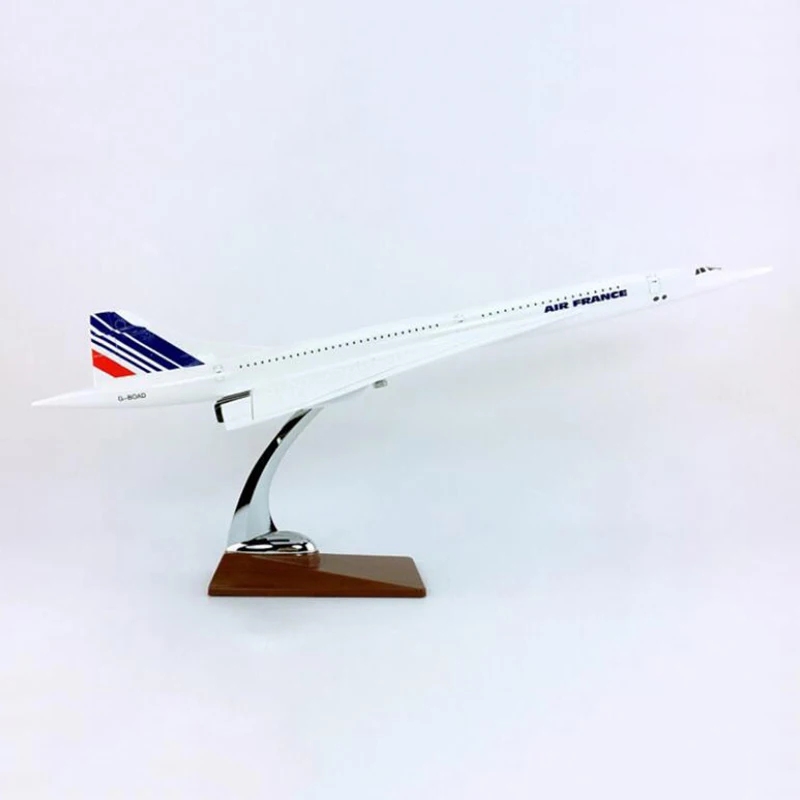 47 см 1:124 самолет Concorde Air Франция британская авиация один пассажирская авиакомпания модель пластиковая Смола самолет для сбора дисплей