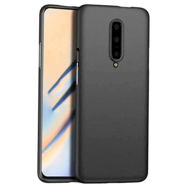 Oneplus 7 Pro чехол матовый чехол для One Plus Oneplus 7 металлический пластиковый автомобильный Магнитный чехол-держатель для Oneplus 7 Pro Чехол в виде ракушки - Цвет: Frosted Black