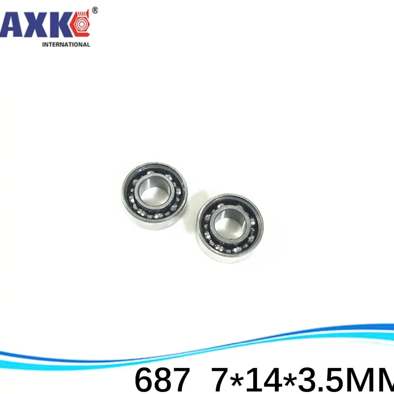 687 618/7 7x14x3.5 Deep groove ball bearings single row MINI BALL BEARING 687 618/7 L1740 7*14*3.5mm