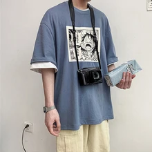 summer man's T-shirt men clothes 2019 cratoon One Piece Print Vogue hip hop camiseta hombre Leisure All-match t-shirt with print summer man's T-shirt men clothes 2019 cratoon One Piece Print Vogue hip hop camiseta hombre Leisure All-match t-shirt with print