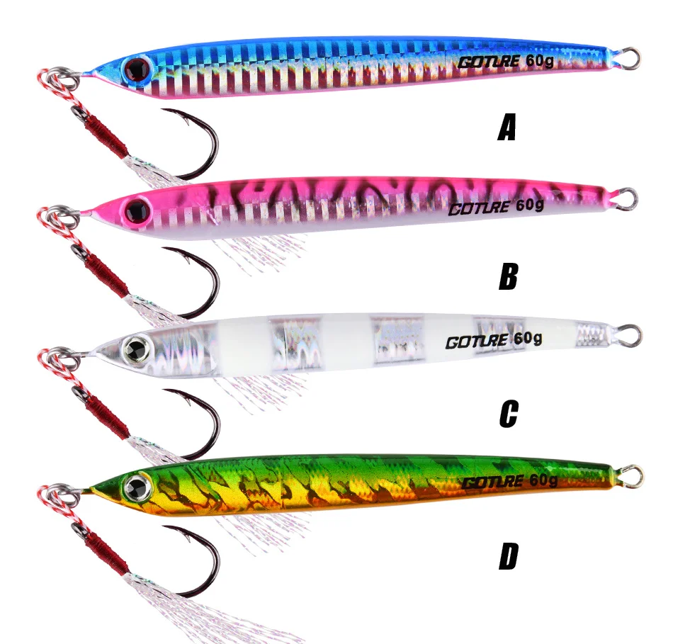 jig jigging lure artificial bait vertical lead spoon fishing bait (8)