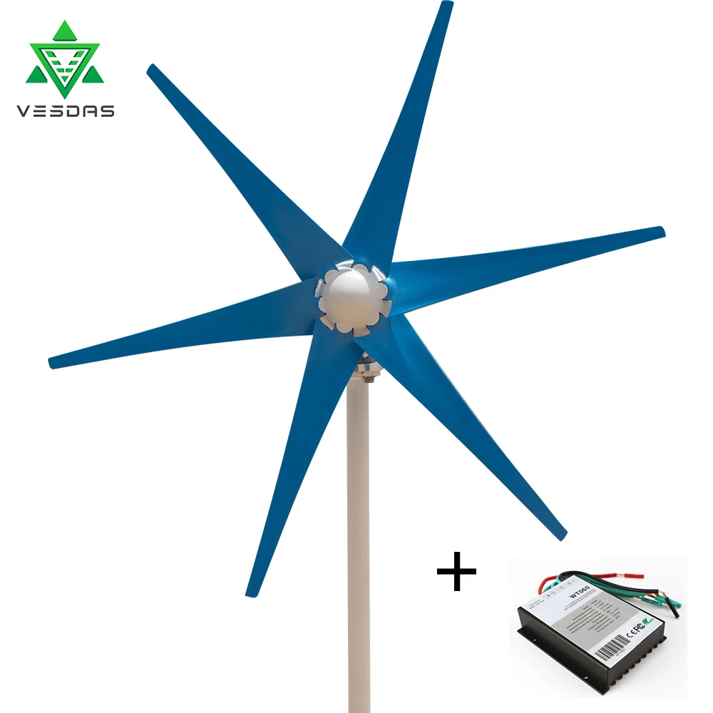 

Mini Wind Turbine Generator Small MTTP 400W DIY Windmill Wind Controller 3/5/6 blades gerador eolico Charge for Marine Boat
