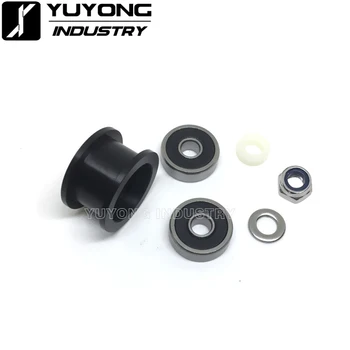 

100combo/lot High precision CNC Delrin smooth Idler Pulley Wheel kits for Openbuilds v-slot rail