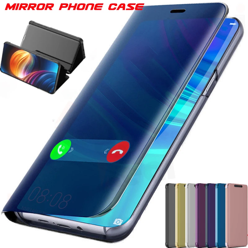

Smart Mirror Flip Case For Huawei Honor Back Cover