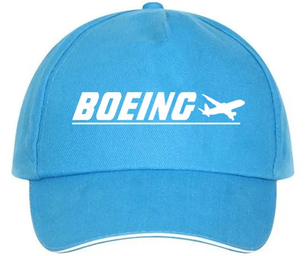 XQXON-, новинка, Повседневная модная бейсбольная кепка с принтом Boeing для мужчин и женщин, бейсболки унисекс, HH02 - Цвет: Sky blue