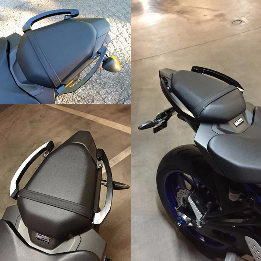 Мотоцикл Хвост заднего сиденья пассажира на заднем сиденье ручка поручни подлокотник для Yamaha MT07 FZ07
