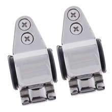 2x Heavy Duty челюсть слайд навесное Нержавеющая сталь Бимини Топ фитинги для 20 мм/22 мм/25 мм трубки