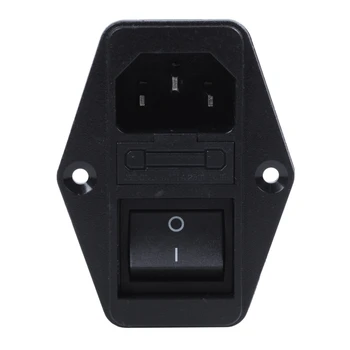 

Solder Lug Terminals IEC 320 C14 EMI Filter + Boat Switch + Fuse Holder
