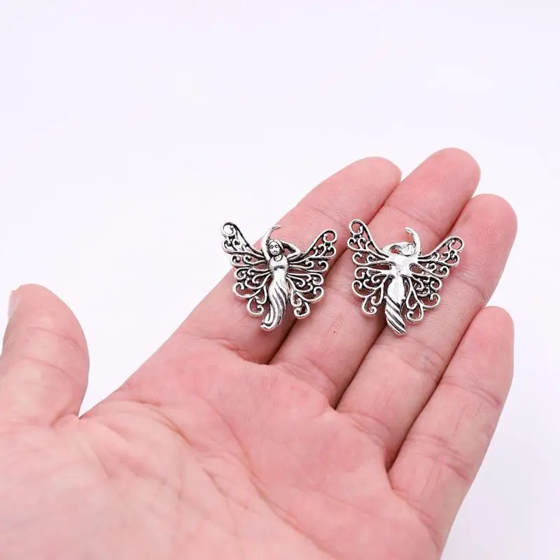 Metal Big Angel Wings Charms Pendants for Jewelry Making DIY Accessories Charm Necklace Bracelet Earrings Making|Шармы| |
