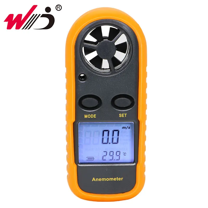 

SHAHE Handheld Anemometer Wind Speed Meter 0-30m/s windmeter -10 ~ 45C Temperature Tester with LCD Backlight Display Anemometer
