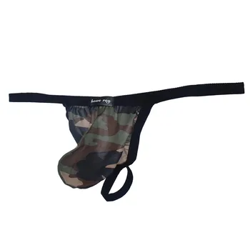 

Men Gay Underwear Camouflage Thong Underwear Fashion Sexy Comfortable Breathable Underpant Lenceria Erotica Hombre