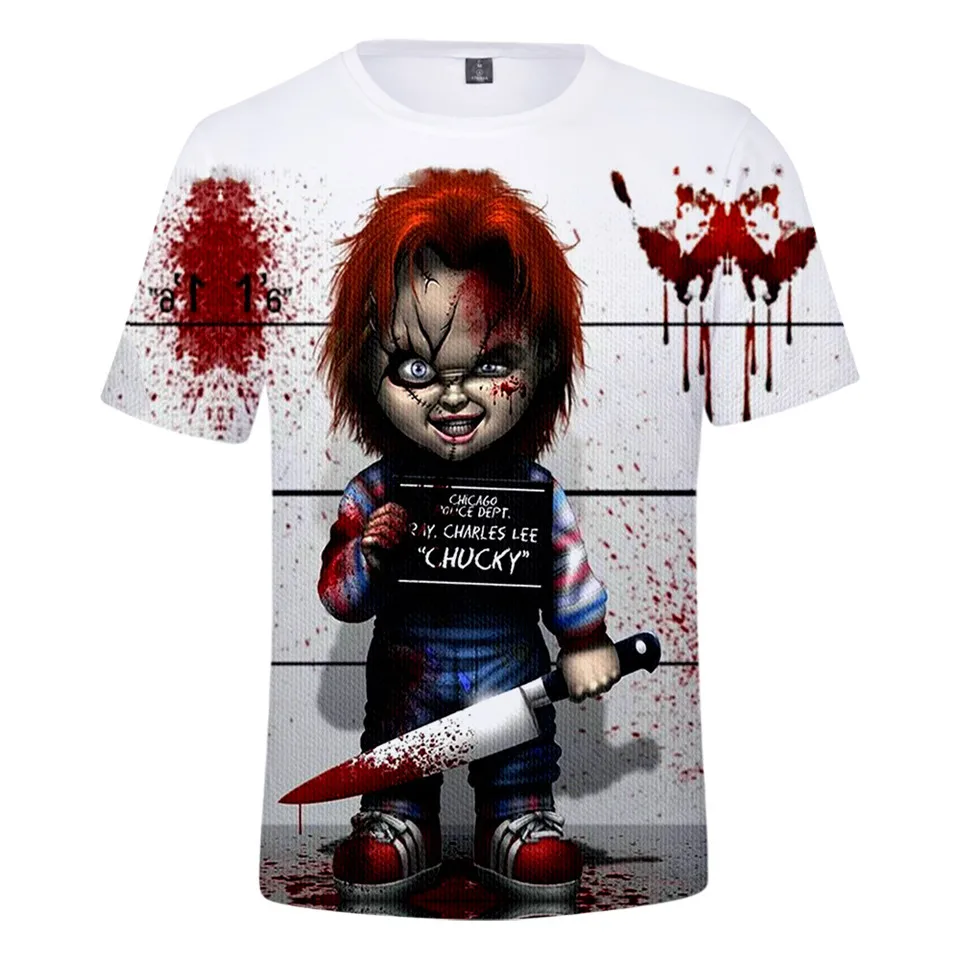 Kaus Pop 3D Seed Of Chucky Kaus Pria 