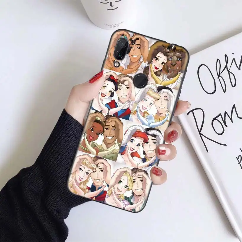 Чехол Disneys Princess с сердцем для Xiao mi Red mi Note 7 8 K20 7S 7A 6 6A Pro S2 5 mi Play 9T CC9 E A1 A2 Lite F1 мягкий чехол для телефона - Цвет: BS239-1