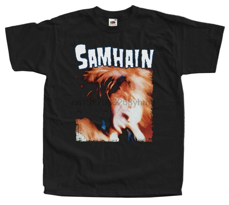 Samhain-окончательная спуск футболка ужас панк Рок черные размеры S-5XL 100% хлопок |