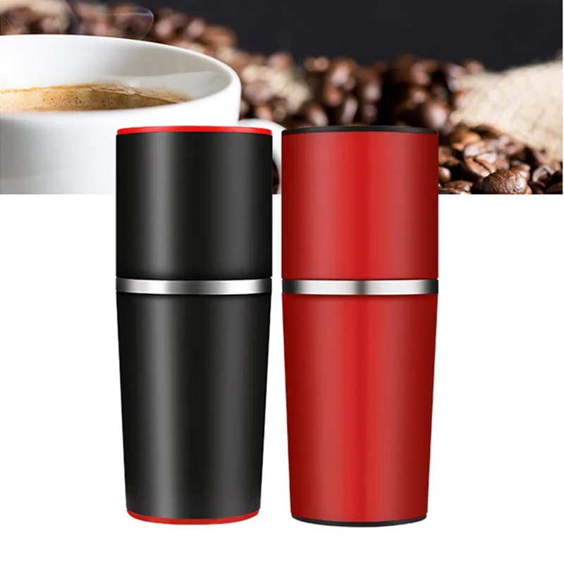 US $23.61 4 In 1 Manual Coffee Maker Coffee Grinder Mill Hand Pressure Portable Espresso Machine Coffee Bean Grinders Pressing Bottle Pot