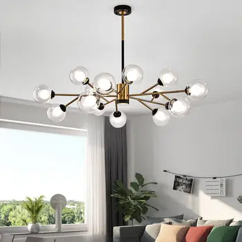 

modern lustres design lamp led wall moon lamp kitchen chandeliers hanglampen living room decoration ventilador de techo