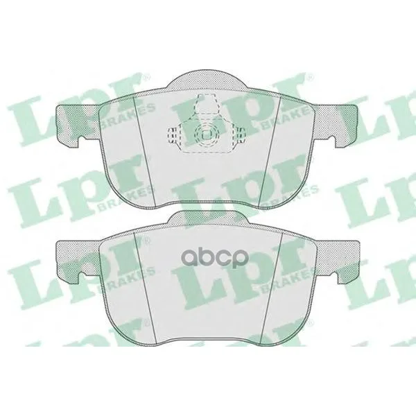 Колодки Тормозные Volvo S60/S70/S80/V70/Xc70 00- Передние Lpr 05p704 Lpr арт. 05P704