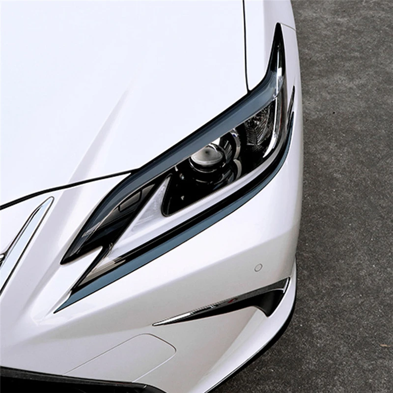 CARMANGO для Lexus ES 2018 2019 ES200 ES300 ES260 Стайлинг автомобиля передняя фара хромированная
