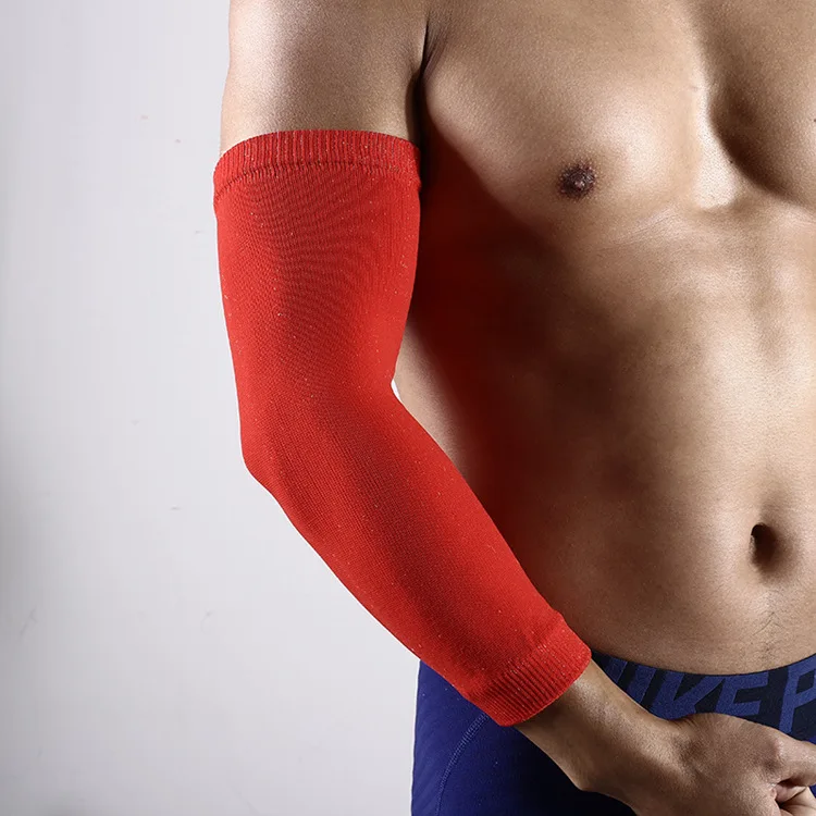 

Basketball Arm Guard Lengthen Elbow Guard Nylon Arm Guard Lengthen Sun-resistant-Embroidered Logo Z-1035