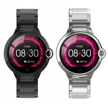 

DR88 Smart Watch Heart Rate Monitor Blood Pressure Bluetooth 4.0 IP67 Waterproof Call Remind 1.22 Inch Full Large Color Sn