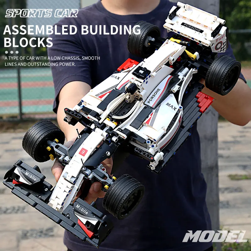 Yeshin 13117 Technic Автомобильные Игрушки совместимы с 8674 F1 гоночный автомобиль 7115