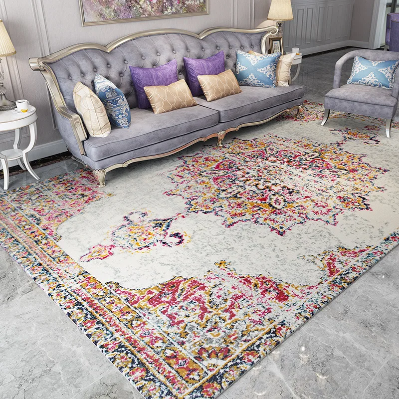 Bohemian American Retro Carpets Living Room Morocco Style Carpet