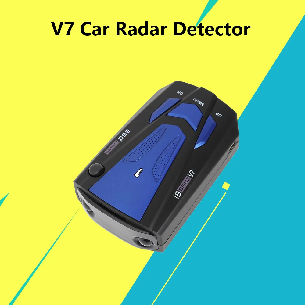 V7 автомобильный радар-детектор 360 градусов для транспорта контроль скорости