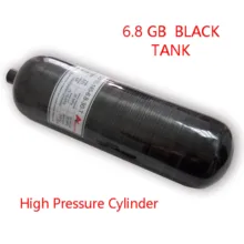 AC3680 Pcp цилиндр 6.8L 300 бар GB углеродное волокно Черный Танк подводная пушка Подводная охота пистолет сжатого воздуха для охоты