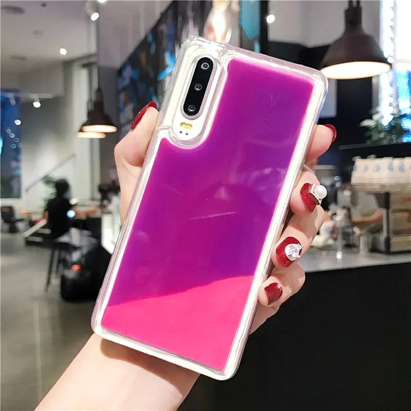 

Luminous quicksand case for Huawei P30 P30 Pro Lite P20 lite Dynamic liquid soft silcione case for Huawei Mate 20 Pro
